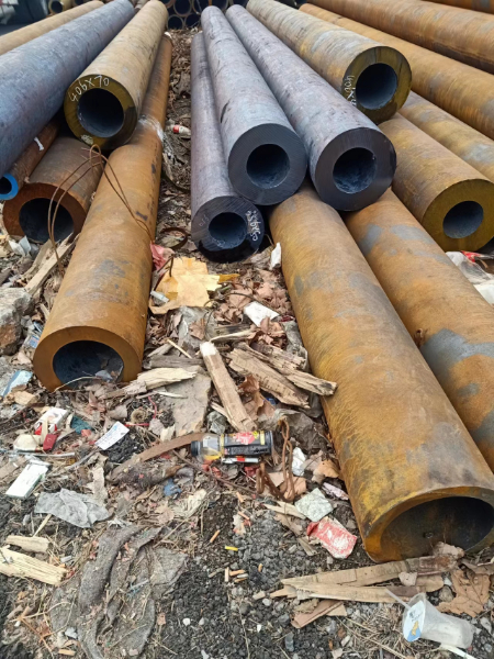 定做42crmo厚壁無縫鋼管 377x45精密鋼管 大口徑無縫管